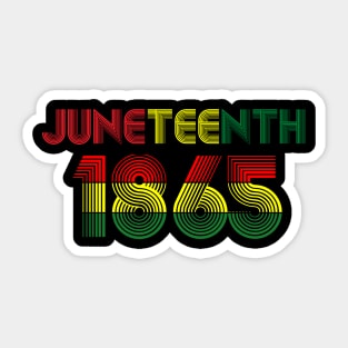 Juneteenth 1865 Sticker